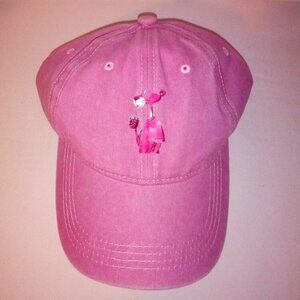 Pink Panther Baseball Cap: Pink.  Unisex.  Cotton/Polyester.  New